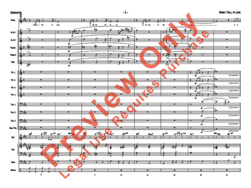 When I Fall in Love - Jazz Ensemble Grade 3.5