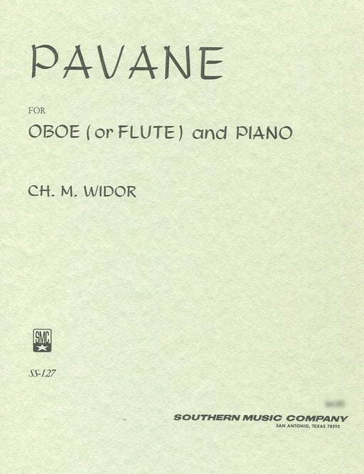 Widor - Pavane No. 1 from 3 Pieces flute & oboe-Woodwind-Southern Music Co.-Engadine Music