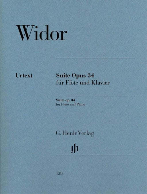 Widor - Suite Op. 34 Flute/Piano-Woodwind-G. Henle Verlag-Engadine Music