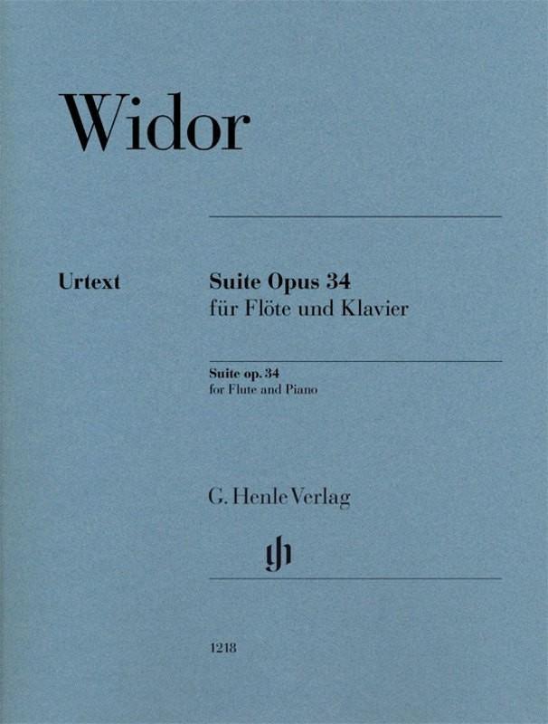 Widor - Suite Op. 34 Flute/Piano-Woodwind-G. Henle Verlag-Engadine Music