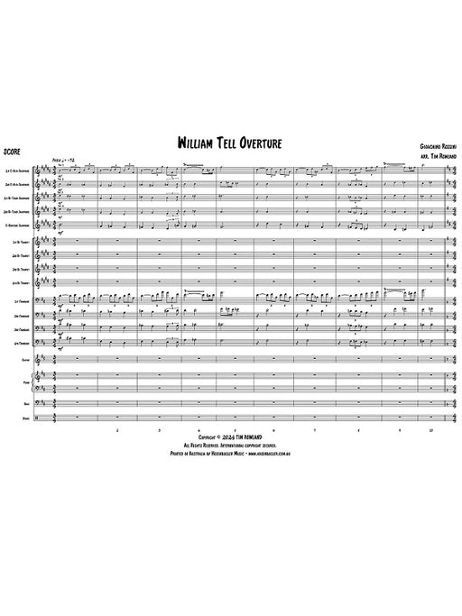 William Tell Overture - Jazz Ensemble Grade 4+
