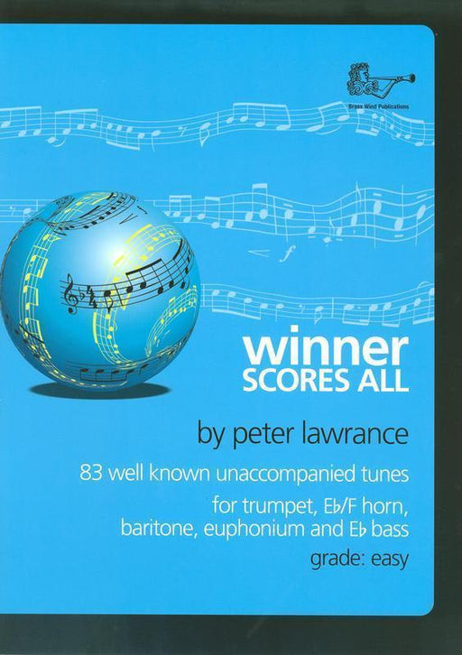 Winner Scores All for Treble Brass with CD-Brass-Brass Wind Publications-Engadine Music