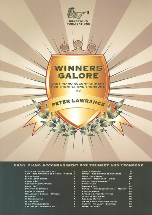 Winners Galore Easy Piano Accompaniment-Brass-Brass Wind Publications-Engadine Music