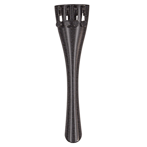 Wittner Black Alloy Cello Tailpiece with String Adjusters & Tailpiece Gut