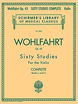 Wohlfahrt - 60 Studies, Op. 45 - Book 1, Violin-Strings-G. Schirmer Inc.-Engadine Music