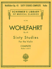 Wohlfahrt - 60 Studies, Op. 45 Complete, Violin-Strings-G. Schirmer, Inc.-Engadine Music