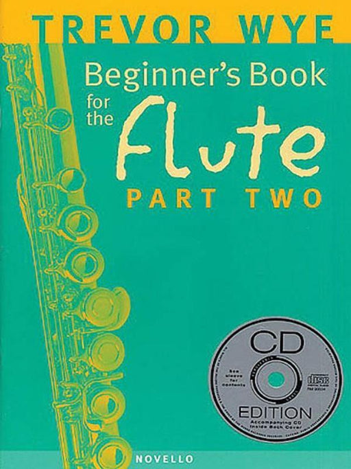 Wye Beginner's Book for the Flute Part 2, Book & CD-Woodwind-Novello-Engadine Music