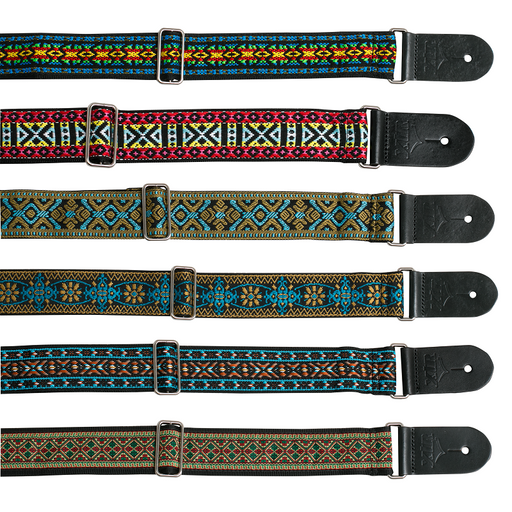 XTR 2" Deluxe Woven Vintage Jacquard Guitar Strap - Various Designs