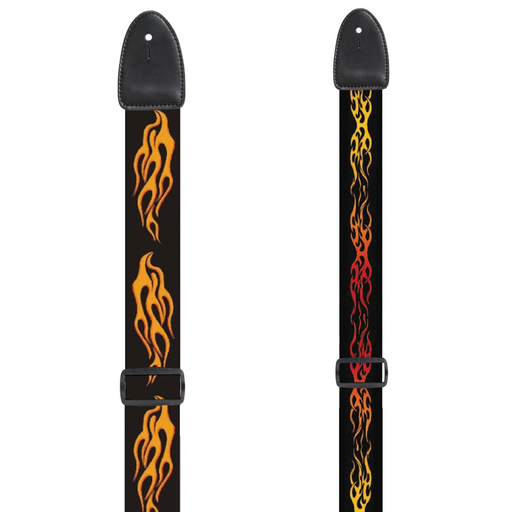 XTR 2" Poly Guitar Strap Flames