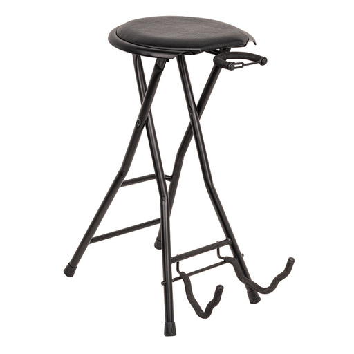 Xtreme Guitarist Performer Stool with Guitar Stand