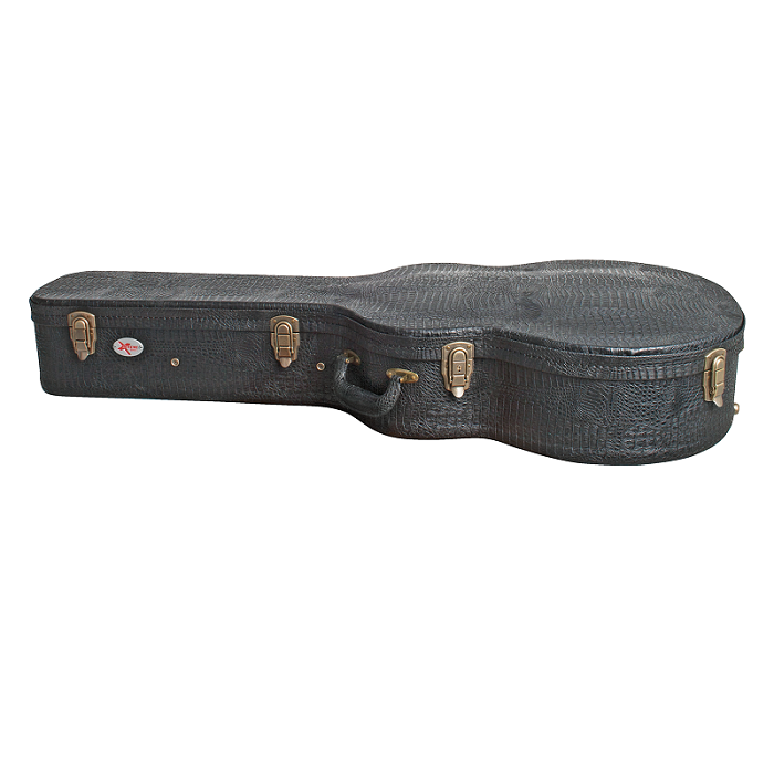 Xtreme Jumbo Acoustic Guitar Croc Vinyl Hard Case - Various