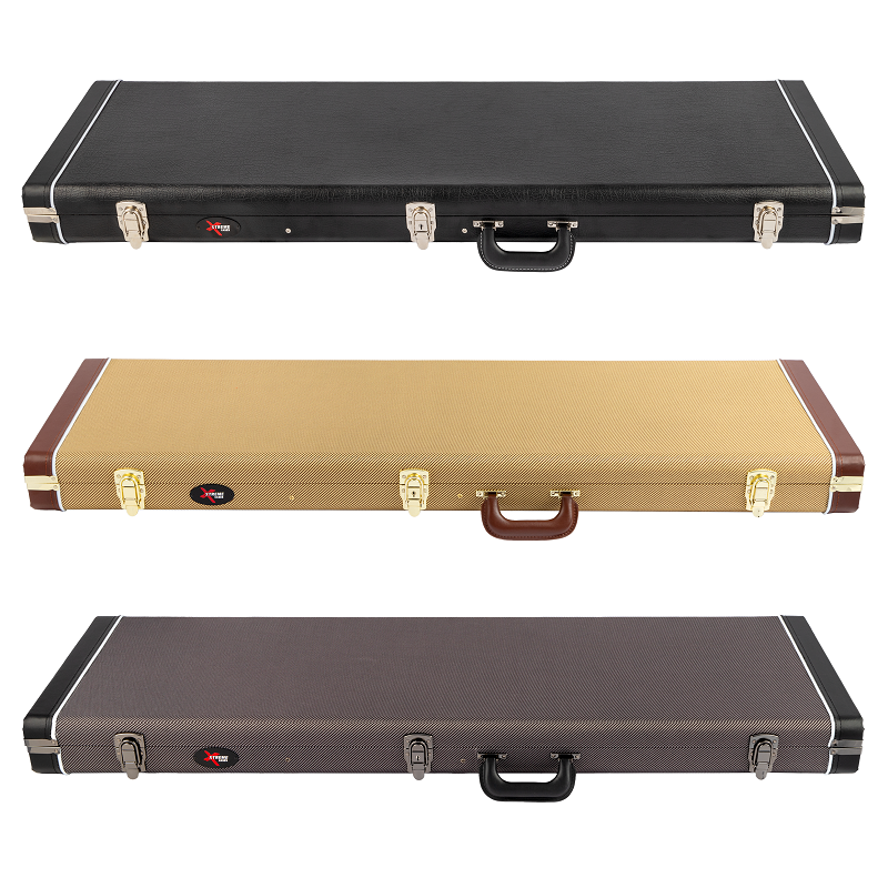 Xtreme Precision / Jazz Bass Vintage Rectangular Bass Guitar Case - Va ...