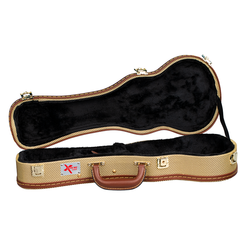 Xtreme Ukulele Hard Tweed Case - Various Sizes