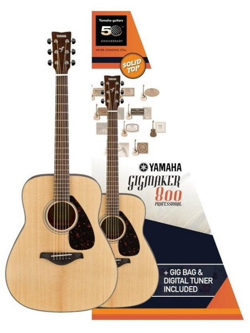 Yamaha Gigmaker FG800 Acoustic Guitar Pack