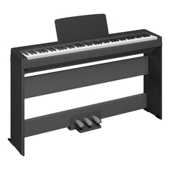 Yamaha P145BTB Portable Digital Piano + Bluetooth BONUS Stand & Pedals