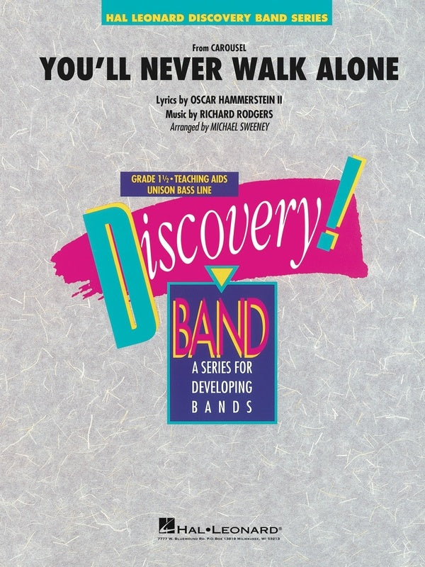 You'll Never Walk Alone (From Carousel) Concert Band Gr 1.5 SC/PTS