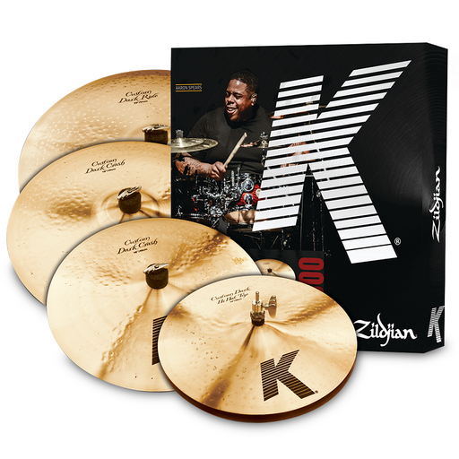 Zildjian K Custom Dark Cymbal Set (14H, 16C, 18C, 20R)