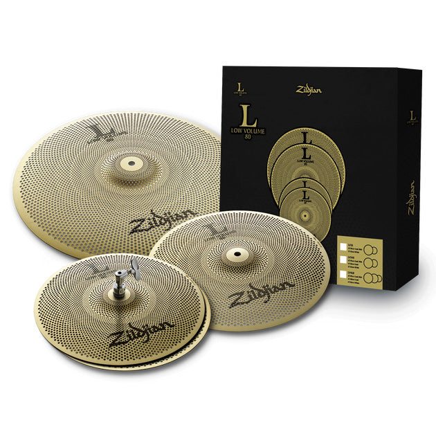 Zildjian L80 Low Volume Cymbal Pack (13/14/18)