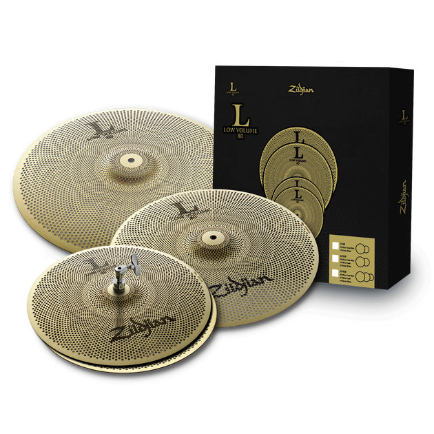 Zildjian L80 Low Volume Cymbal Pack (14/16/18)