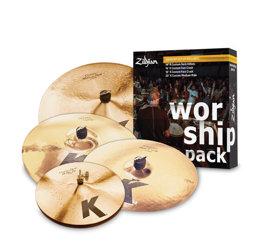 Zildjian Worship Music Pack - K Custom Cymbal Set (14H, 16C, 18C, 20R)
