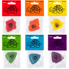 Dunlop Tortex Triangles Guitar Pick 6-Pack - Various