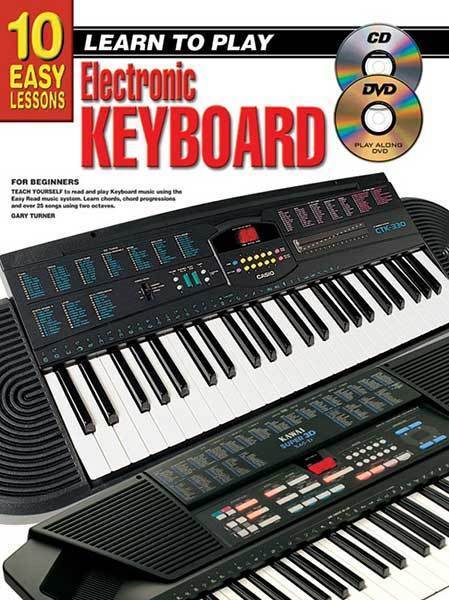 10 Easy Lessons Learn To Play Keyboard Book/CD/DVD