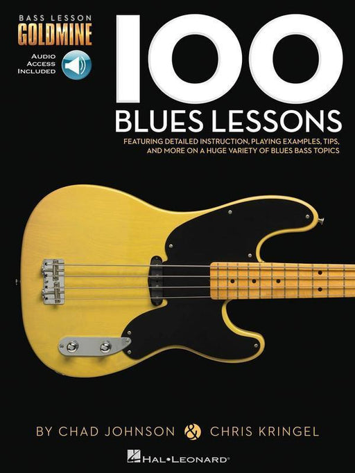 100 Blues Lessons, Bass Guitar-Guitar & Folk-Hal Leonard-Engadine Music