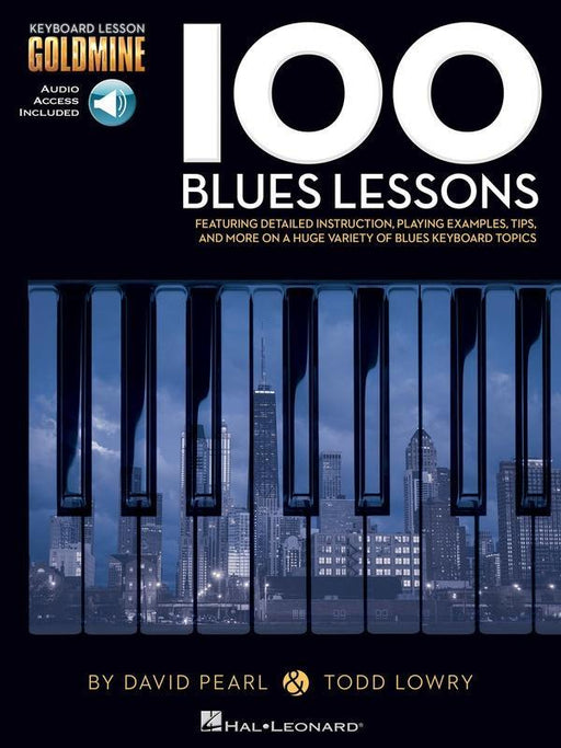 100 Blues Lessons, Piano-Piano & Keyboard-Hal Leonard-Engadine Music