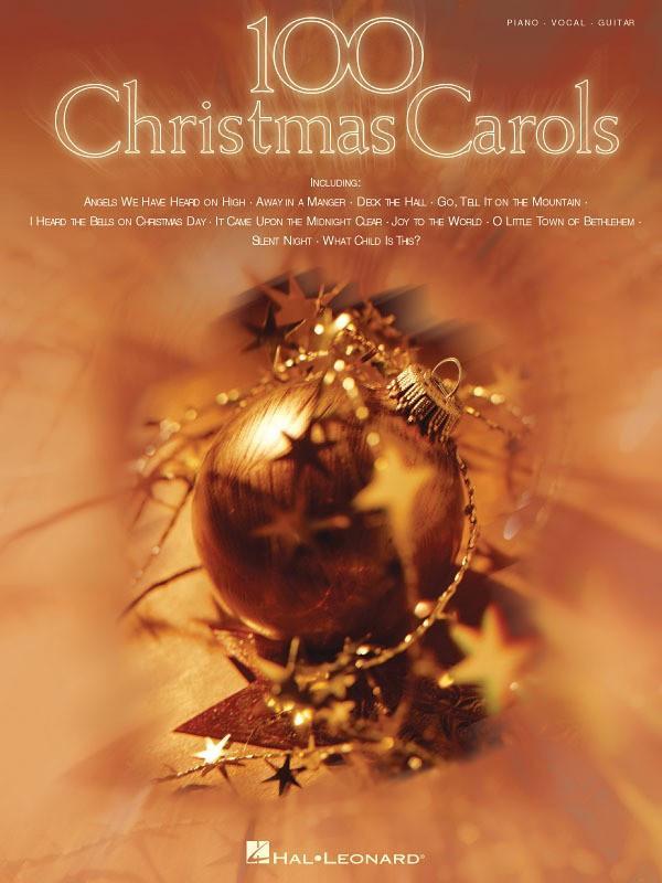 100 Christmas Carols - Piano, Vocal & Guitar-Songbooks-Hal Leonard-Engadine Music