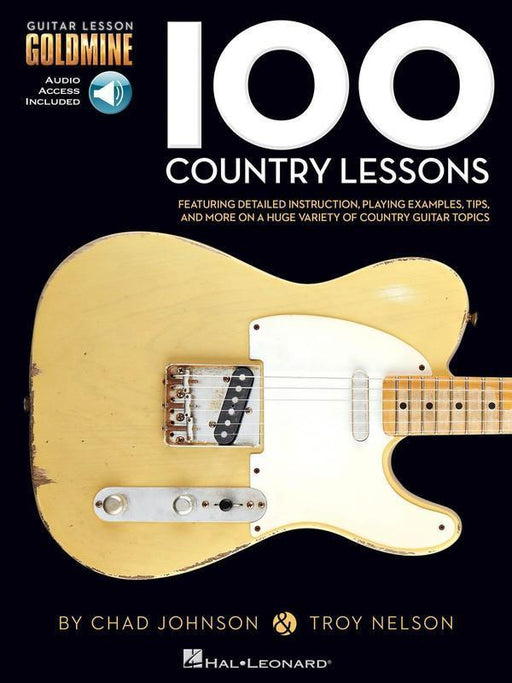 100 Country Lessons, Guitar-Guitar & Folk-Hal Leonard-Engadine Music