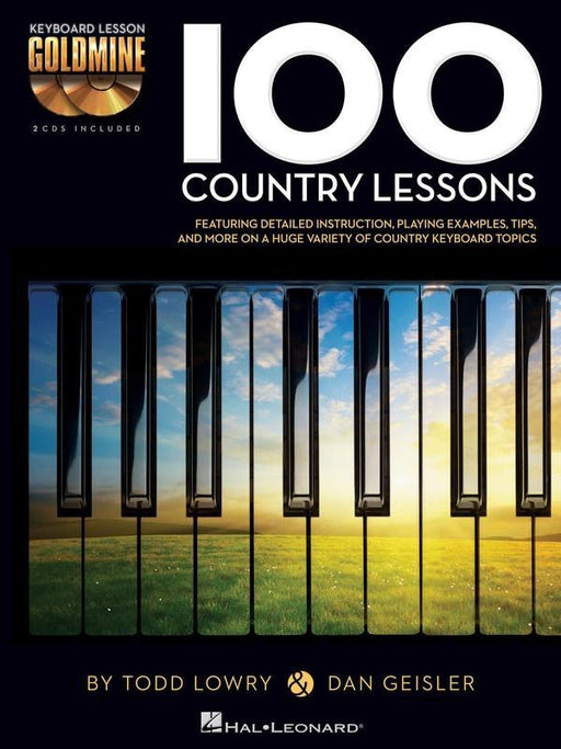 100 Country Lessons, Piano-Piano & Keyboard-Hal Leonard-Engadine Music