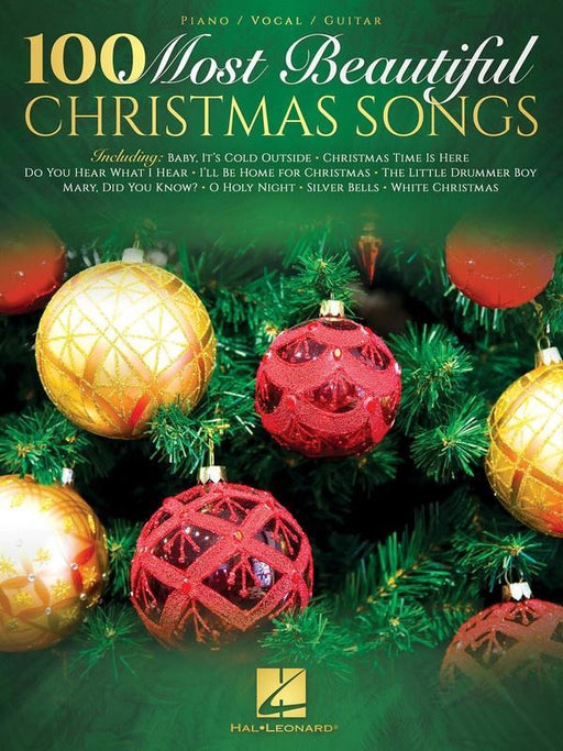 100 Most Beautiful Christmas Songs, Piano Vocal & Guitar