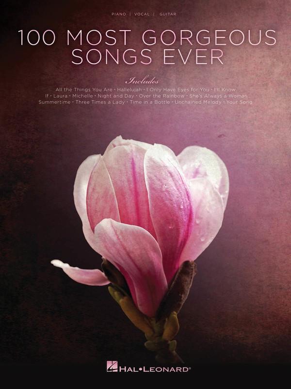 100 Most Gorgeous Songs Ever - Piano, Vocal & Guitar-Songbooks-Hal Leonard-Engadine Music