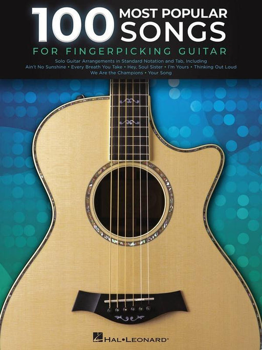 100 Most Popular Songs for Fingerpicking Guitar-Guitar & Folk-Hal Leonard-Engadine Music