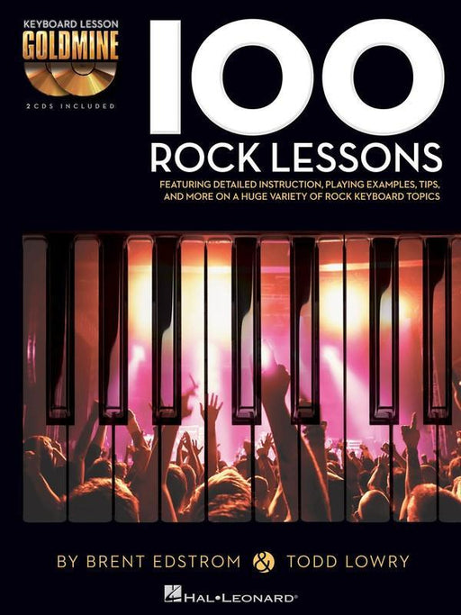 100 Rock Lessons, Piano-Piano & Keyboard-Hal Leonard-Engadine Music