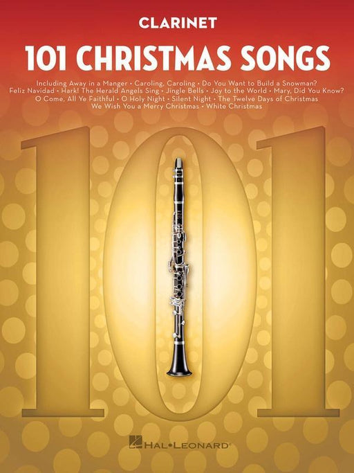 101 Christmas Songs for Clarinet-Woodwind-Hal Leonard-Engadine Music