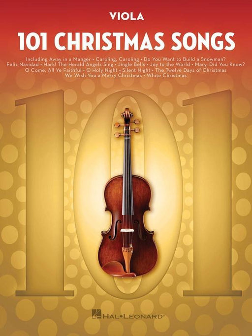 101 Christmas Songs for Viola-Strings-Hal Leonard-Engadine Music
