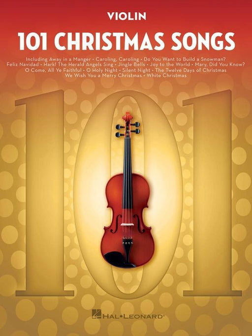101 Christmas Songs for Violin-Strings-Hal Leonard-Engadine Music