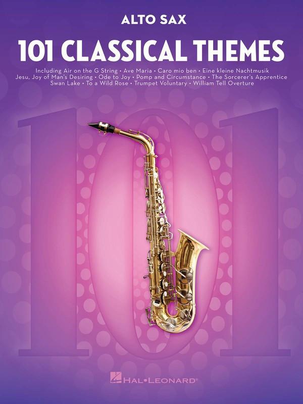 101 Classical Themes for Alto Sax-Woodwind-Hal Leonard-Engadine Music