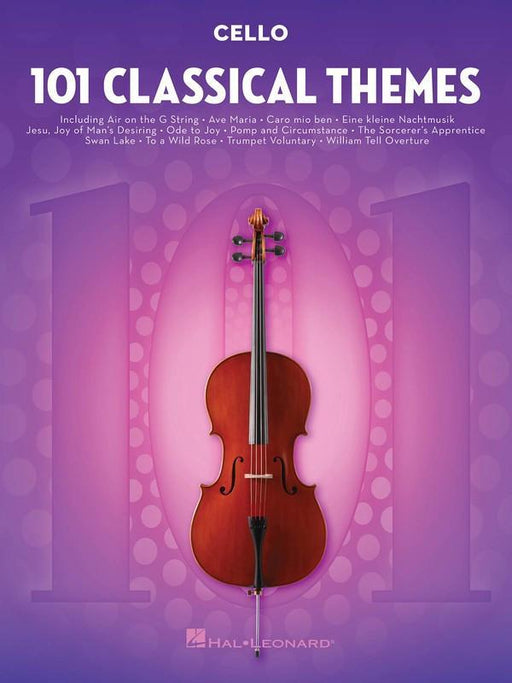 101 Classical Themes for Cello-Strings-Hal Leonard-Engadine Music