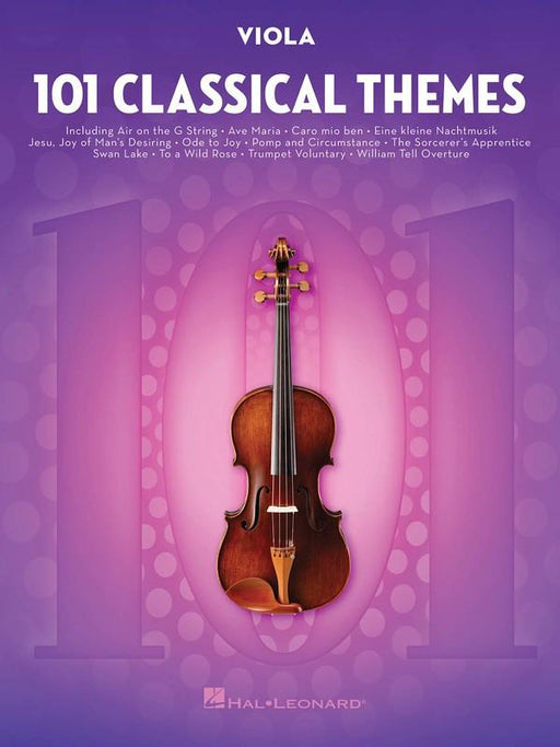 101 Classical Themes for Viola-Strings-Hal Leonard-Engadine Music