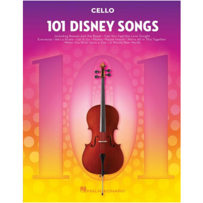 101 Disney Songs for Cello-Strings-Hal Leonard-Engadine Music