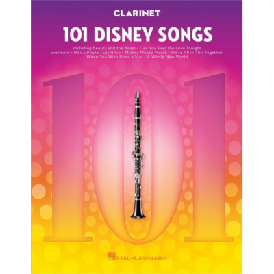 101 Disney Songs for Clarinet-Woodwind-Hal Leonard-Engadine Music