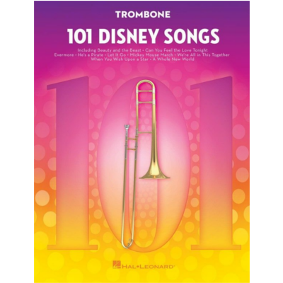 101 Disney Songs for Trombone-Brass-Hal Leonard-Engadine Music