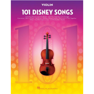 101 Disney Songs for Violin-Strings-Hal Leonard-Engadine Music