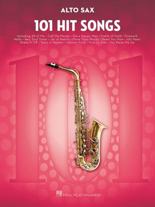 101 Hit Songs for Alto Sax-Woodwind-Hal Leonard-Engadine Music