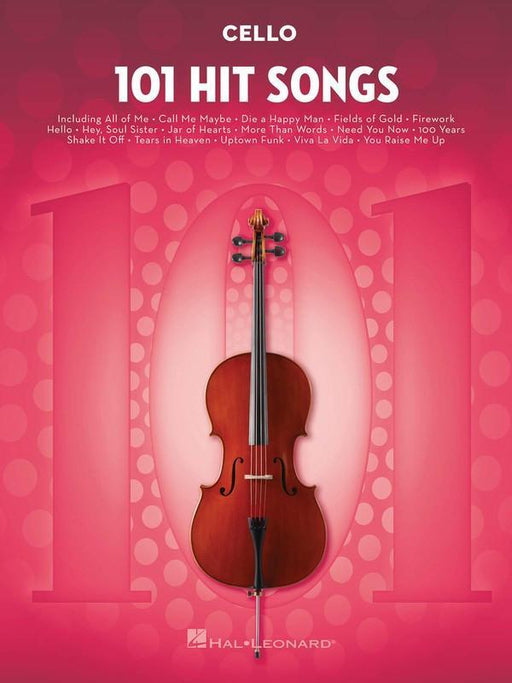101 Hit Songs for Cello-Strings-Hal Leonard-Engadine Music