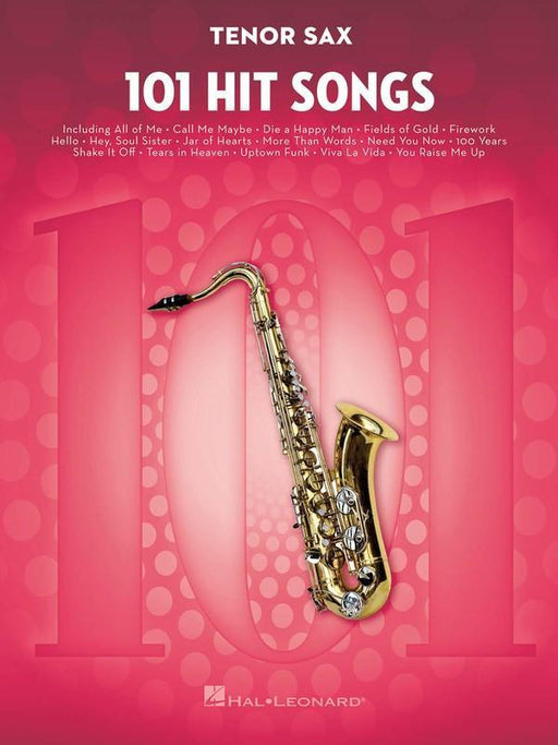 101 Hit Songs for Tenor Sax-Woodwind-Hal Leonard-Engadine Music