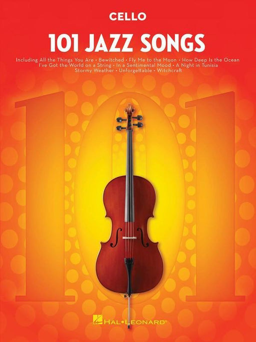 101 Jazz Songs for Cello-Strings-Hal Leonard-Engadine Music