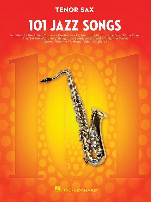 101 Jazz Songs for Tenor Sax-Woodwind-Hal Leonard-Engadine Music
